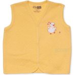 Hellobaby Hellobaby, Kız, Kapitone Yelek, Hayvan Baskılı, Çıtçıtlı, Bisiklet Yaka, Atlet - 12 - 18 Ay - Sarı