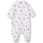 Hellobaby Hellobaby, Kız, Patikli Tulum, Çiçek Baskılı, Fermuarlı, Bisiklet Yaka, Uzun Paça, Uzun Kol - Ekru - 6 - 9 Ay