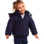 HelloBaby Kışlık Kapüşonlu Bebek Montu - 1 Yaş - Lacivert