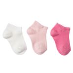 HelloBaby Kız 3'lü Bilek Çorap Bebek - Pembe
