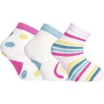 Hellobaby Kız 3lü Havlu Çorap Kız Bebek - 6 - 12 Ay - Açık Pembe
