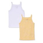 HelloBaby Kız Bebek 2li Atlet Strappy - Sarı