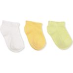 HelloBaby Kız Bebek 3lü Bilek Çorap Sarı 0-6 Ay -