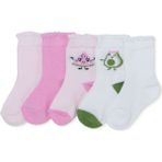 Hellobaby Kız Bebek 5li Soket Çorap Meyve Baskılı - 6-12 Ay - Açık Pembe