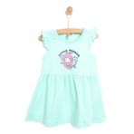 HelloBaby Kız Bebek Basic Elbise Bisiklet Yaka Atlet Kol Karışık Renkli