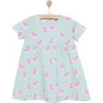 HelloBaby Kız Bebek Basic Elbise Bisiklet Yaka Kısa Kol Koyu Mint 2 Yaş -