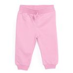 HelloBaby Kız Bebek Basic Eşofman Alt Reçme Paça Açık Mavi -