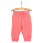 HelloBaby Kız Bebek Basic Eşofman Alt Ribanalı Paça Pembe -