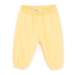 HelloBaby Kız Bebek Basic Pantolon Polar Lastikli Paça Açık Sarı -
