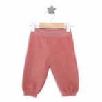 HelloBaby Kız Bebek Basic Pantolon Polar Lastikli Paça Gül Kurusu -