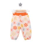 HelloBaby Kız Bebek Basic Pantolon Polar Lastikli Paça Karışık Renkli - Desenli