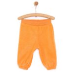HelloBaby Kız Bebek Basic Pantolon Polar Lastikli Paça Mercan -