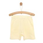 HelloBaby Kız Bebek Basic Şort Reçme Paça Sarı -