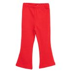 HelloBaby Kız Bebek Basic Tayt İnterlok İspanyol Paça Kırmızı -