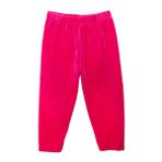 HelloBaby Kız Bebek Basic Tayt Kadife Reçme Paça Fuşya -
