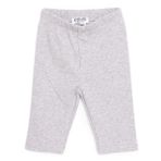 HelloBaby Kız Bebek Basic Tayt Reçme Paça Gri Melanj -