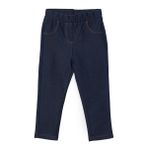 HelloBaby Kız Bebek Basic Tayt Reçme Paça İndigo -