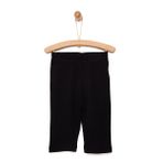 HelloBaby Kız Bebek Basic Tayt Reçme Paça Siyah -