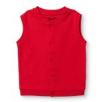 HelloBaby Kız Bebek Basic Yelek Çıtçıtlı Bisiklet Yaka Atlet - Kırmızı