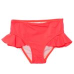 HelloBaby Kız Bebek Bikini Altı Fırfırlı Lastikli Paça Atlet Kol Pembe -