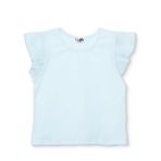 HelloBaby Kız Bebek Bluz Bisiklet Yaka Kısa Kol