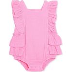 Hellobaby Kız Bebek Body Çıtçıtlı Modelli Yaka Atlet - Pembe - 1 - 2 Yaş