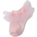 Hellobaby Kız Bebek Dantelli Çorap - 1 - 2 Yaş - Pembe
