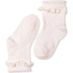 Hellobaby Kız Bebek Dantelli Çorap - 2 - 2,5 Yaş - Ekru