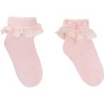 Hellobaby Kız Bebek Dantelli Çorap - 2 - 2,5 Yaş - Pembe