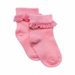 HelloBaby Kız Bebek Dantelli Çorap Pembe 3-4 Yaş -
