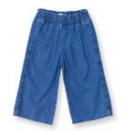 HelloBaby Kız Bebek Denim Pantolon Reçme - İndigo