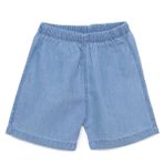 HelloBaby Kız Bebek Denim Şort Reçme - Mavi