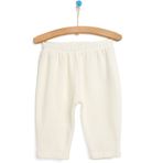 HelloBaby Kız Bebek Ekru Basic Kadife Eşofman Alt