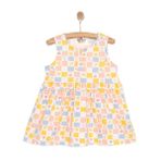 HelloBaby Kız Bebek Elbise Bisiklet Yaka Atlet - Desenli