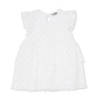 HelloBaby Kız Bebek Elbise Body Çıtçıtlı Bisiklet Yaka Short Sleeve