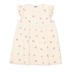 HelloBaby Kız Bebek Elbise Çiçek Baskılı Bisiklet Yaka Sleeveless