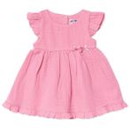HelloBaby Kız Bebek Elbise Çıtçıtlı Bisiklet Yaka Short Sleeve