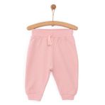 HelloBaby Kız Bebek Eşofman Alt Reçme Paça Pudra -