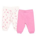 HelloBaby Kız Bebek Eşofman Alt Ribanalı - Fuşya