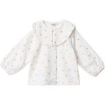 HelloBaby Kız Bebek Gömlek Düğmeli Bebe Yaka Uzun Kol