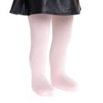 HelloBaby Kız Bebek Külotlu Çorap Kalp Baskılı - Açık Pembe