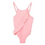 HelloBaby Kız Bebek Mayo Fırfırlı Pembe -