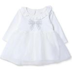 Hellobaby Kız Bebek Mevlüt Kıyafeti Düğmeli Bisiklet Yaka Long Sleeve - 1 - 3 Ay - Ekru