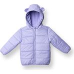 Hellobaby Kız Bebek Mont Fermuarlı Uzun Kol - Lila - 9 - 12 Ay