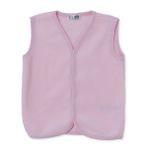 HelloBaby Kız Bebek Polar Yelek Çıtçıtlı V Yaka Atlet - Pembe