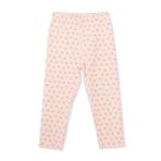 HelloBaby Kız Bebek Tayt Fiyonk Baskılı Reçme - Pembe