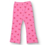 HelloBaby Kız Bebek Tayt Kalp Baskılı Reçme - Pembe