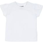 Hellobaby Kız Bebek Tişört Bisiklet Yaka Short Sleeve - Ekru - 6 - 9 Ay