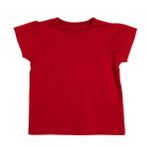 HelloBaby Kız Bebek Tişört Bisiklet Yaka Short Sleeve - Kırmızı