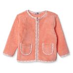 HelloBaby Kız Bebek Welsoft Hırka Bisiklet Yaka Uzun Kol